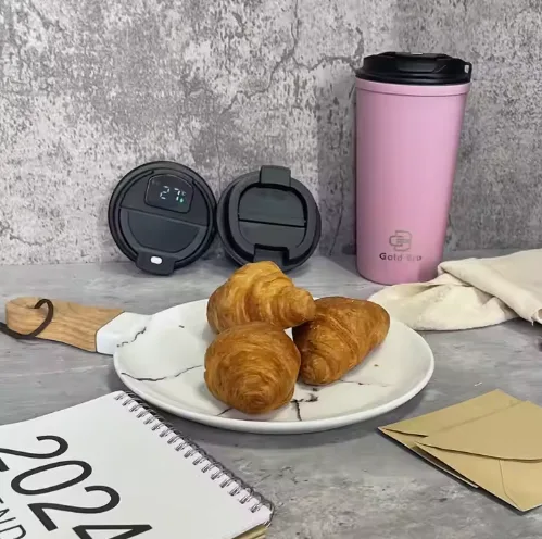 Smart Led Temperature Display Stainless Steel Vacuum Thermal Mug