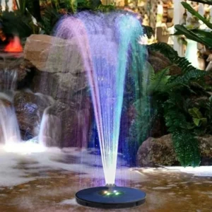 FlyFlise Solar Fountain Pump 3W Solar Powered Outdoor Bird Bath
