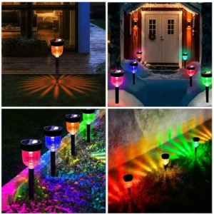 Solar Pathway Lights with 7 Color